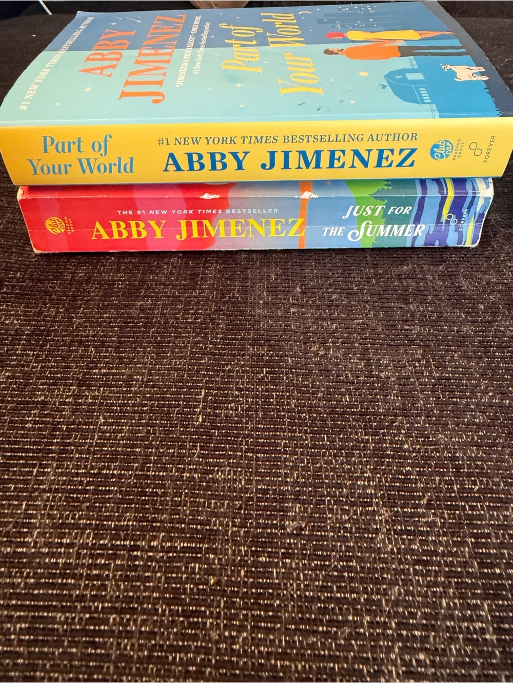 Abby Jimenez Two Book Set - Part of Your World and Just for the Summer
